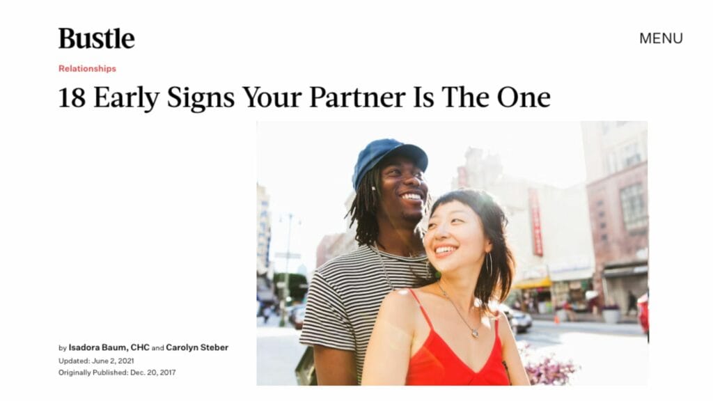 signs your partner is the one